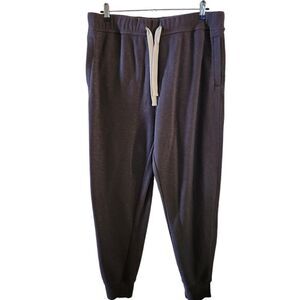 Newport Jogger Womens Gray Sweatpants Pockets Drawstring Waist Large